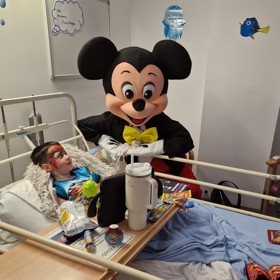 Mickey mouse at bedside