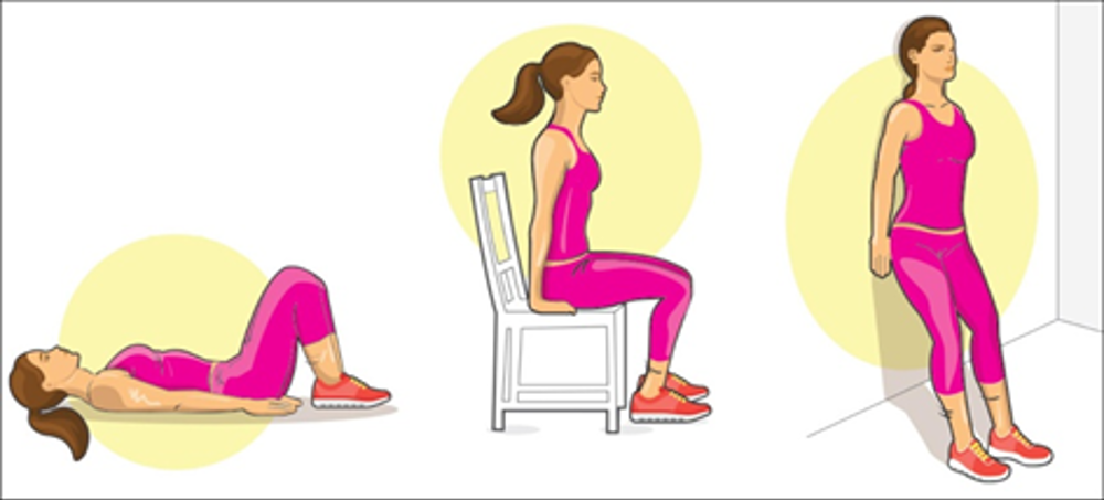 Woman Exercising