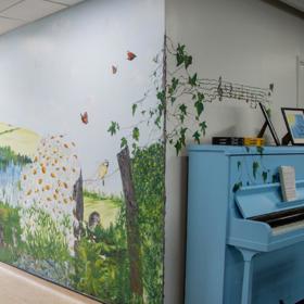 Room With Blue Piano