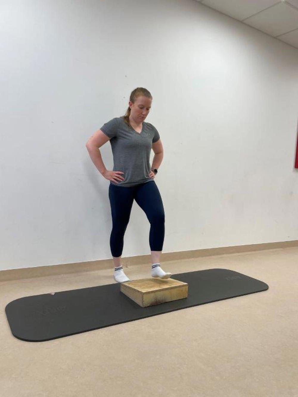 Step Up Knee Drive 2