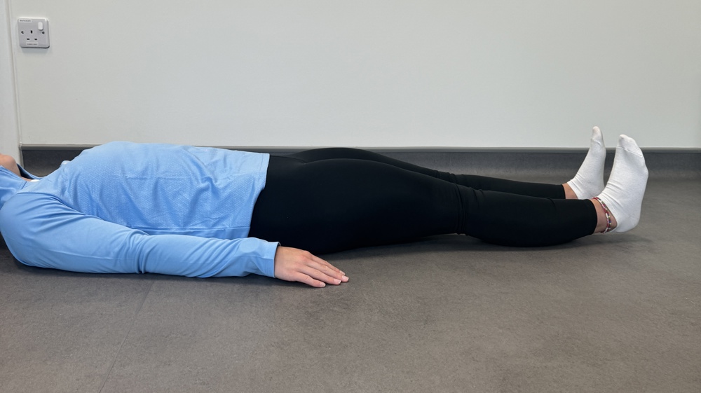 Person Lying Flat On Back